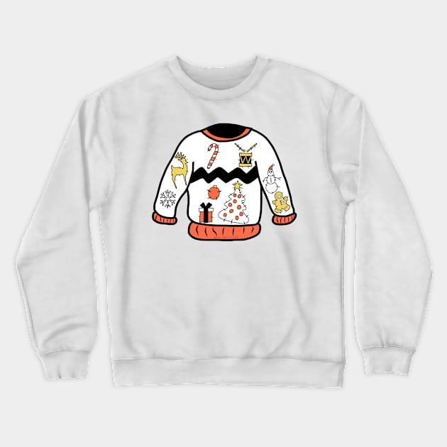 Really Ugly Christmas Sweater Crewneck Sweatshirt by faiiryliite